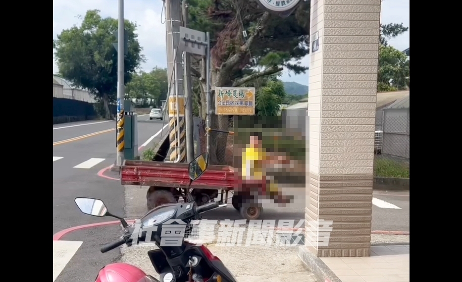 擔心中風父親太累幫忙開　驚險直擊男童開「農地搬運車」大街趴趴走