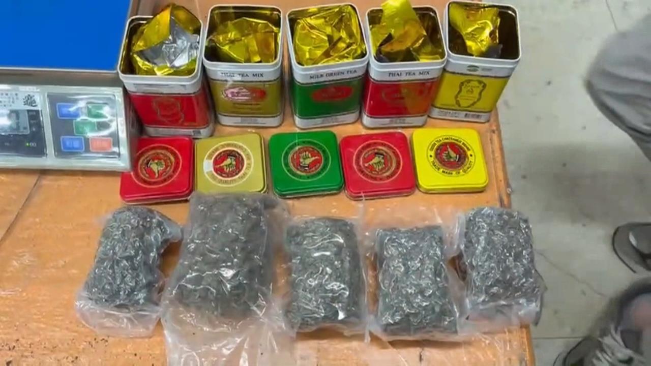 泰茶罐藏2公斤大麻想闖關 專勤隊直搗淫窟逮16名泰女