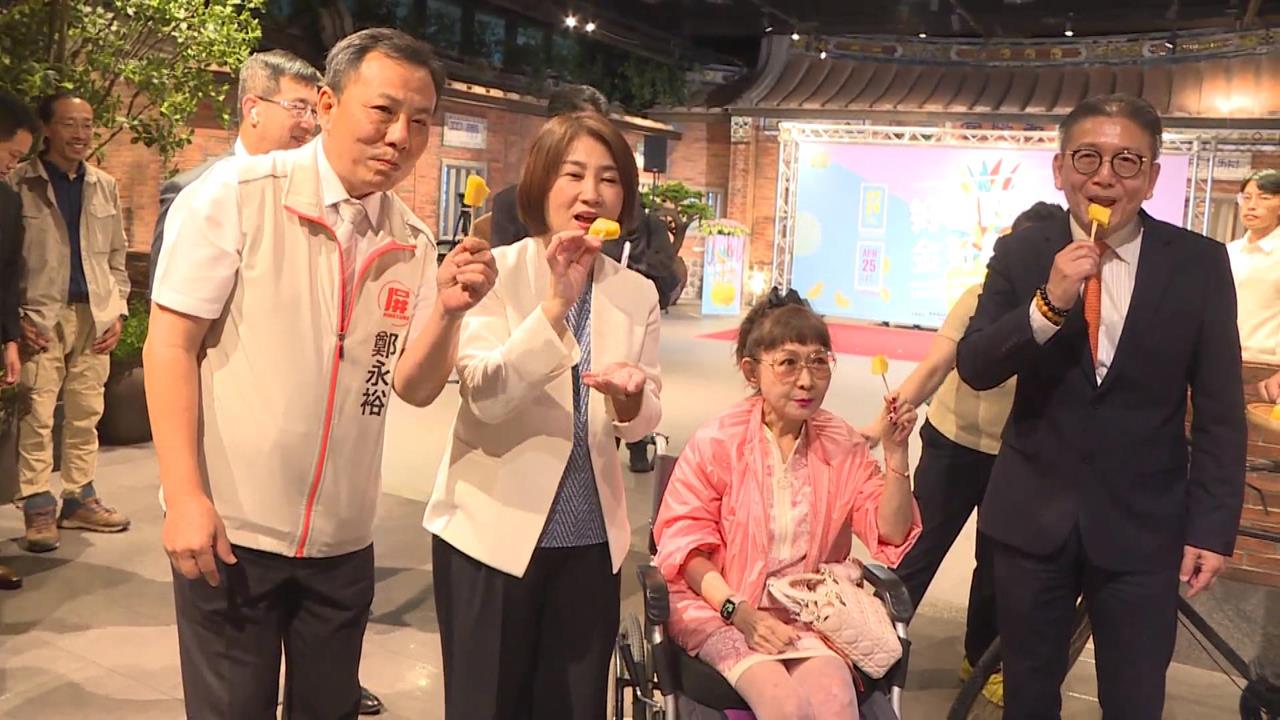 好屏旺來金好讚！屏東縣長周春米　率農友北上行銷金鑽鳳梨
