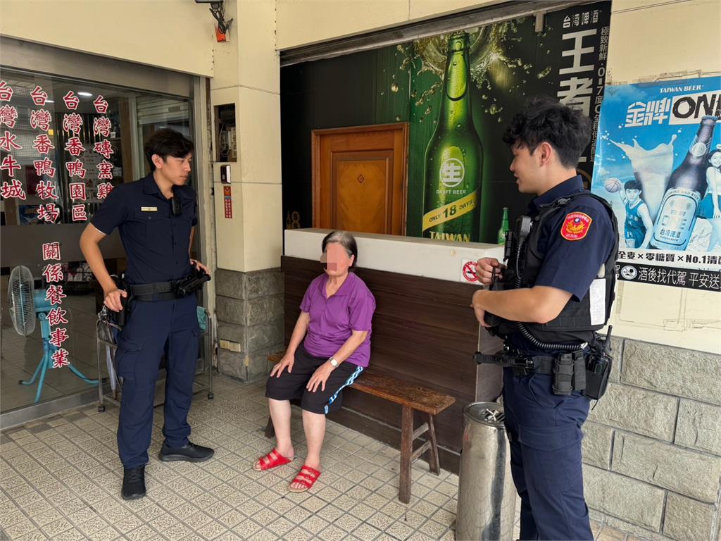 失智老婦獨自外出嚇壞丈夫 楊梅警兩小時尋獲助平安返家