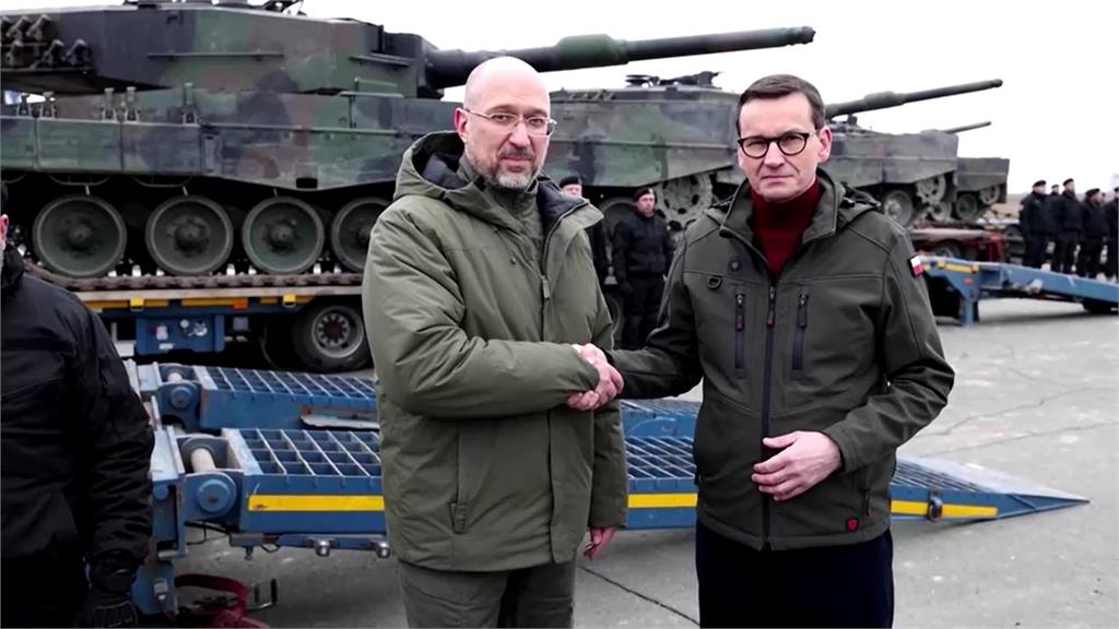 波蘭豹2抵達烏克蘭 美增援20億 各國加強對俄制裁