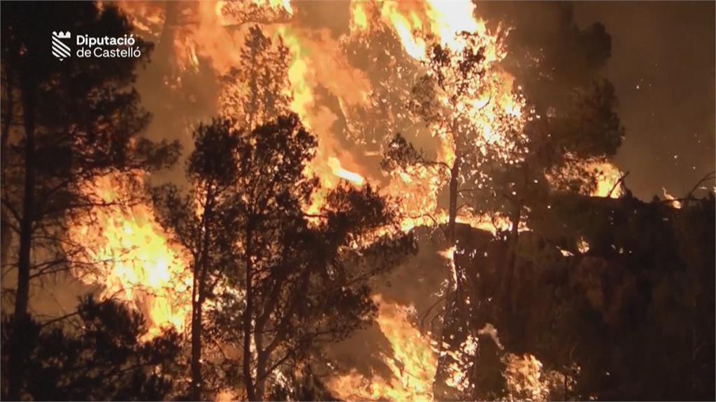 西班牙爆今年首場野火　吞3900公頃林地1500人撤離