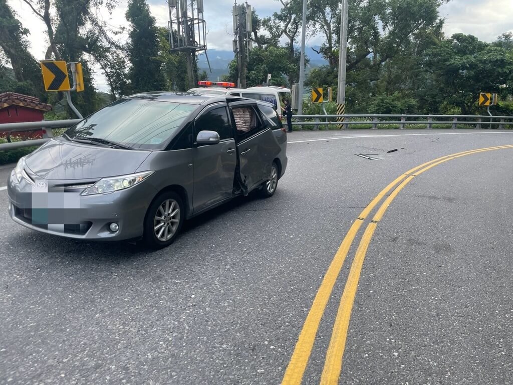 蘇花公路2車擦撞1人傷　駕駛涉肇逃送辦