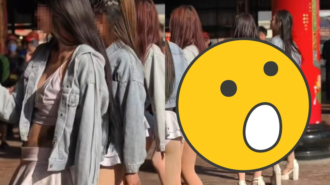 廟會正妹辣舞「白色三角褲」全看光!一轉身「掉出麻辣QQ蛋」21秒片瘋傳