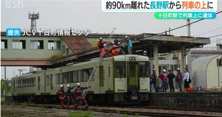 JR列車離奇命案！「男屍趴車頂」數小時才被乘客發現