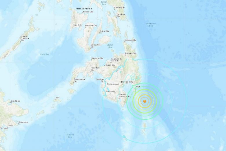 菲律賓南部發生規模6.9強震 恐引發海嘯