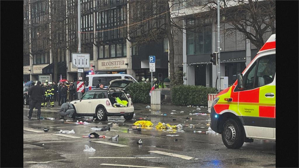 恐攻？德國慕尼黑汽車衝撞事件　至少28人受傷