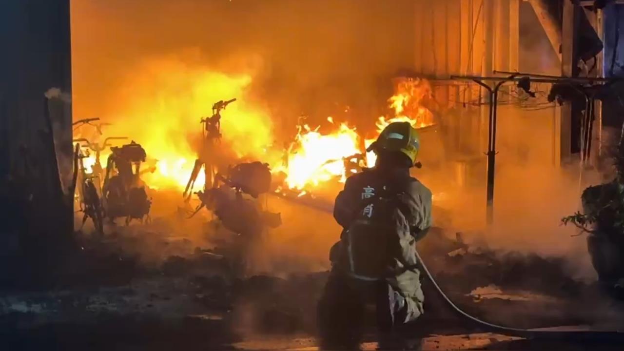 快新聞／憾！高雄大樹汽車保養廠凌晨遭祝融　1女命喪火窟