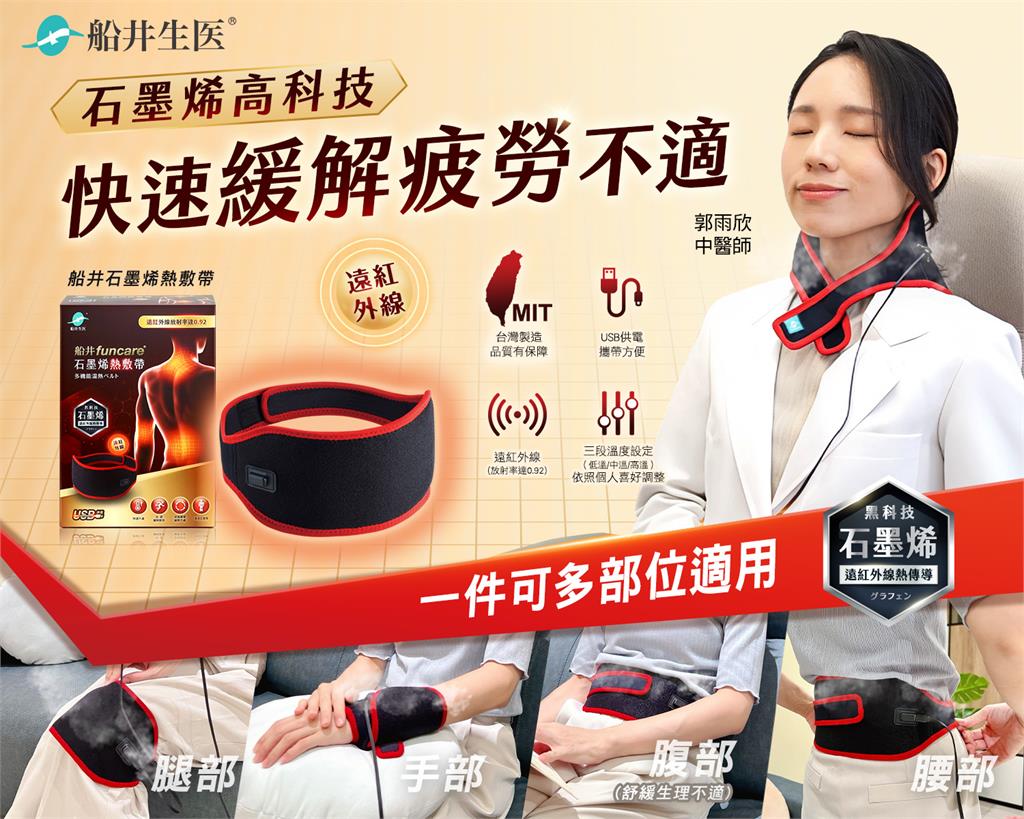 疲勞、肌肉緊繃有解!中醫師教你居家「熱敷」重拾身體自主權