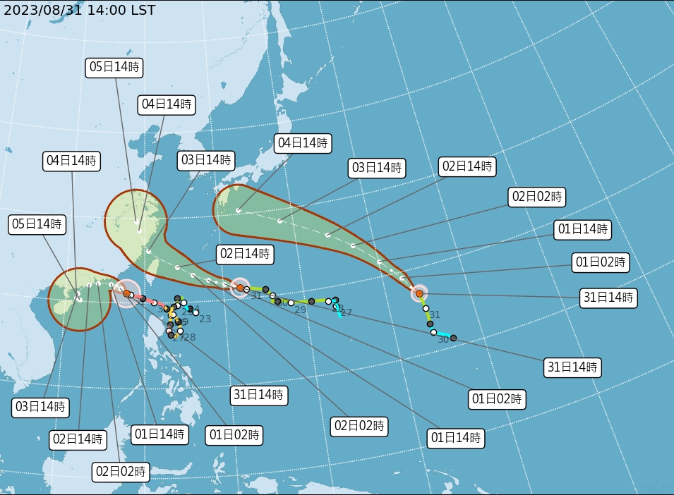 海葵將成「4年來首登陸颱風」？氣象局示警北部風雨最大　颱風假機會增
