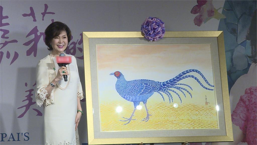 白嘉莉台中開畫展　新作品曝光主角竟是「牠」