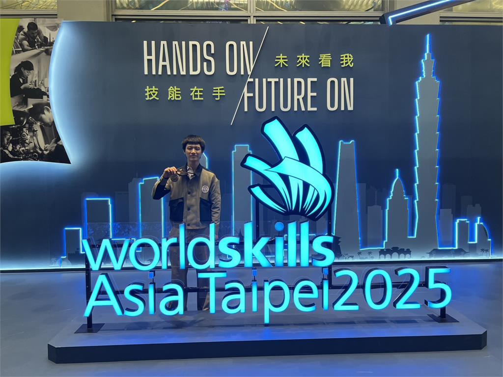台灣之光!桃園北科附工、永平工商學生角逐亞洲技能競賽 獲1金1銀肯定