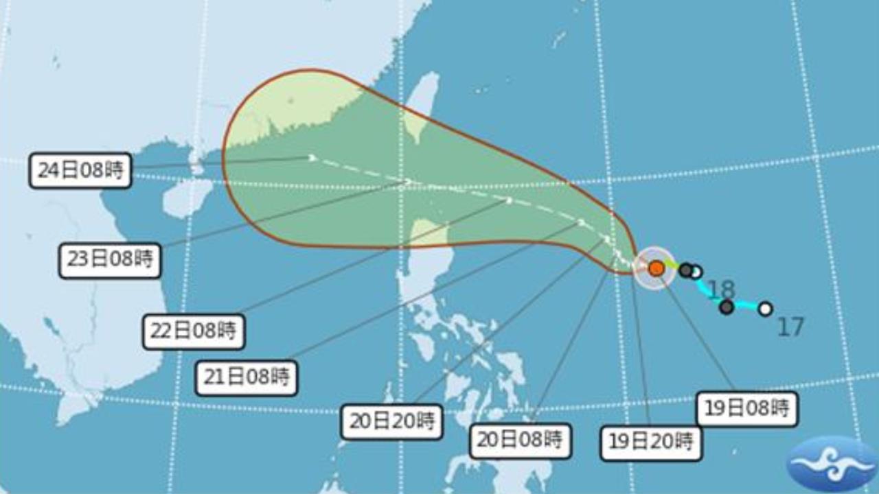 樺加沙恐成「強颱」估明日海、陸警齊發!專家:週一觸陸…「雨彈狂炸5天」
