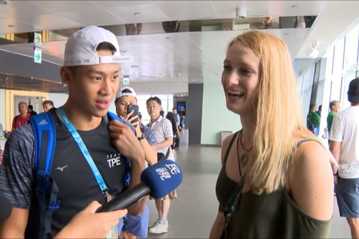 世大運外籍選手逛台北 登101最驚艷