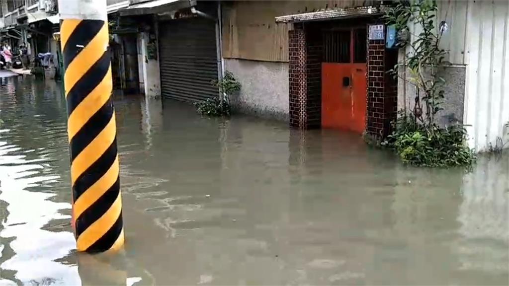 台南永康雨下30毫米竟淹水 疑箱涵遭灌漿阻塞