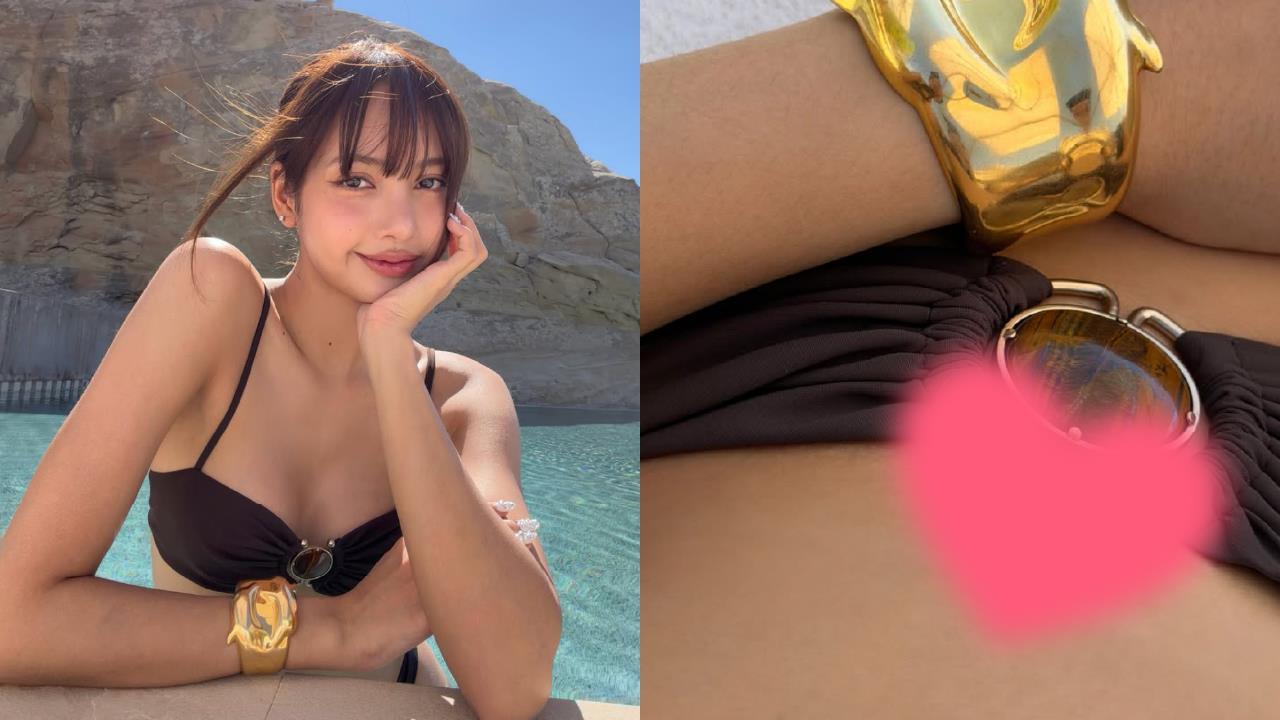 Lisa大解放！比基尼特寫「私處刺青」全露出　疑隔空示愛泰國男神