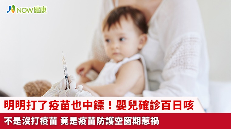 明明打了疫苗也中鏢!嬰兒確診百日咳不是沒打疫苗 竟是疫苗防護空窗期惹禍