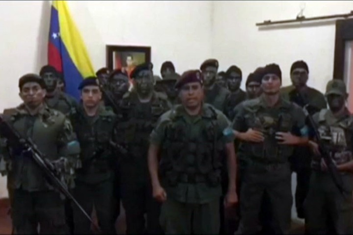 委內瑞拉疑軍人叛變  2死8人遭逮