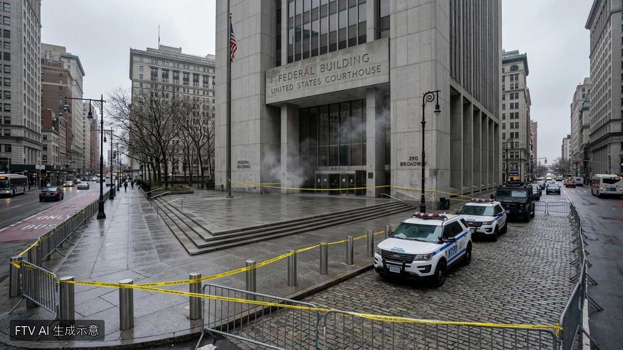 紐約FBI大樓外遭引爆縱火裝置　嫌犯落網2人輕傷