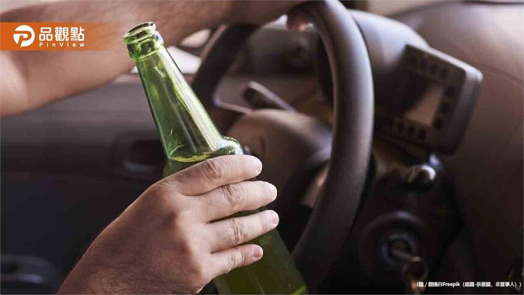 林口酒駕男拒檢衝撞警車!警遭掏槍壓制