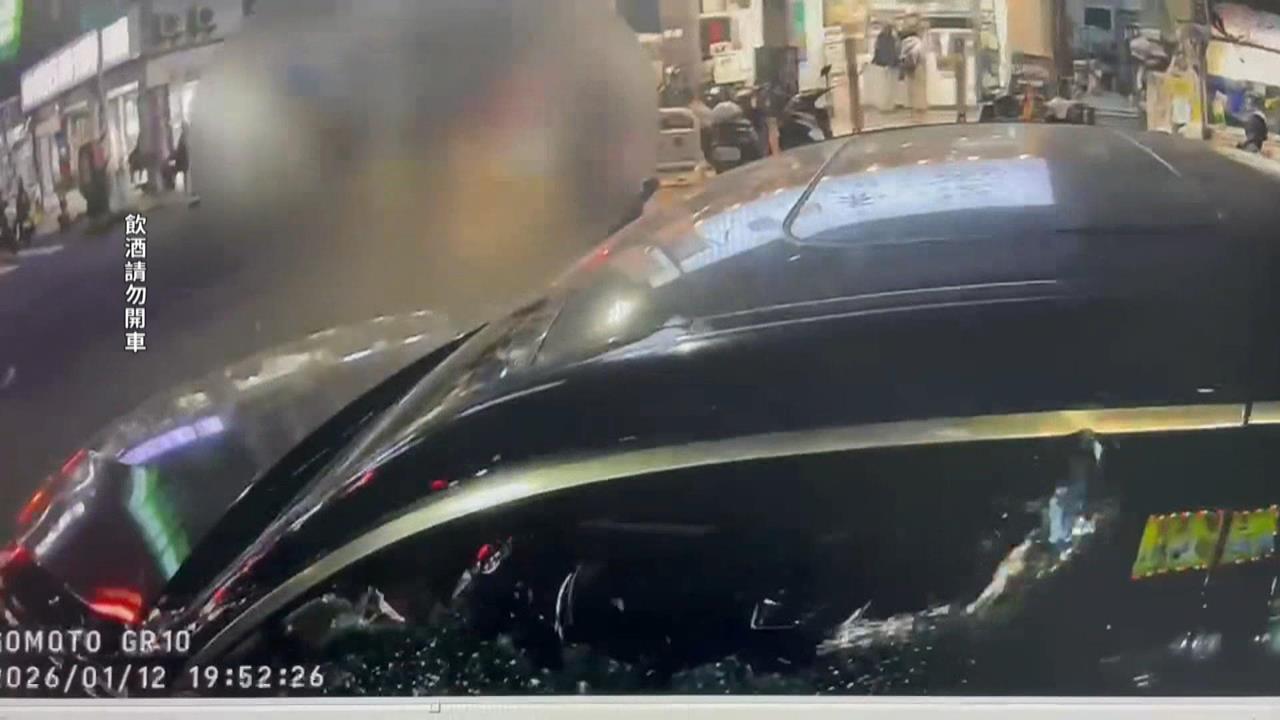 酒駕上路心虛! 男拒檢開車逃逸 員警"破窗逮人"受傷