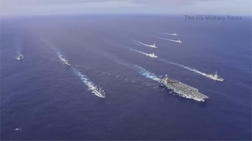 劍指中國!美菲肩並肩軍演登場 退將:山東艦急逃回港