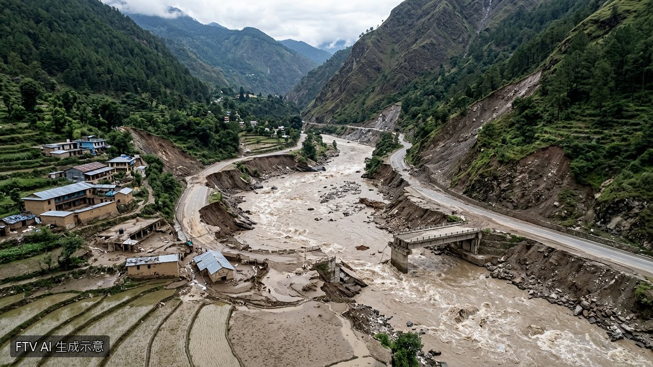 尼泊爾洪災釀逾900死近5千人失蹤　地形險阻搜救困難