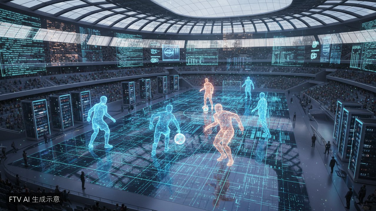2026世足賽AI化!聯想打造超低延遲轉播與3D越位判讀