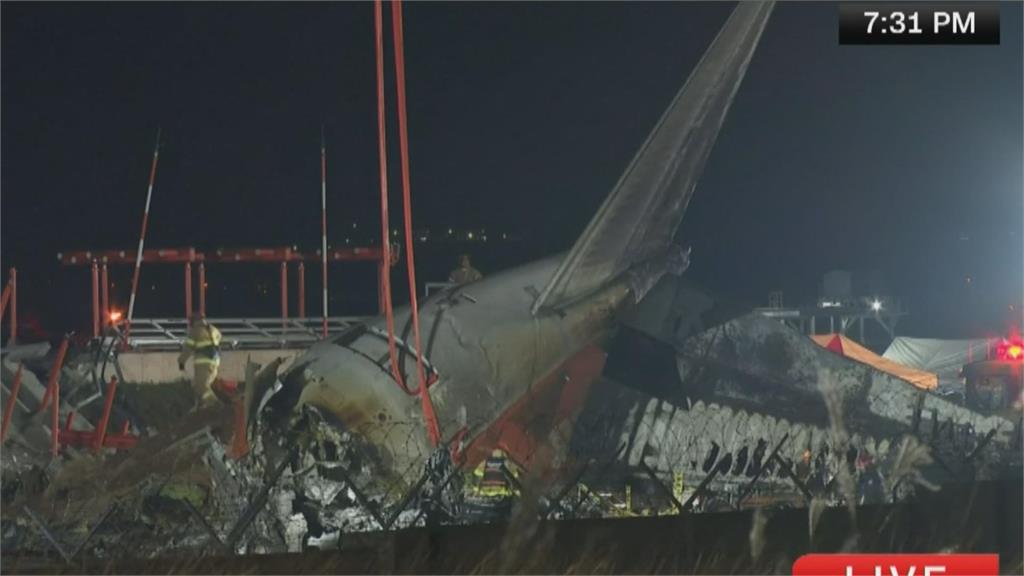 濟州航空失事179人喪命　南韓當局宣布全國哀悼7天