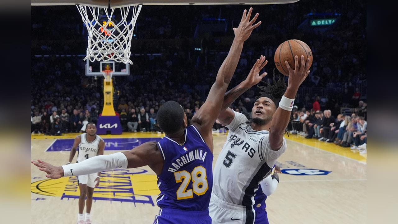 NBA(影)/沒「斑馬」照擊退「詹皇」、唐西奇的湖人!馬刺13分差闖NBA盃4強