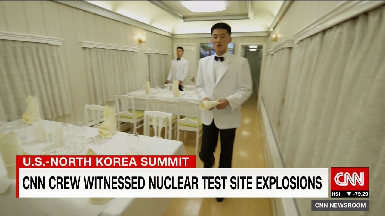 北朝鮮核試專門列車 內部陳設大曝光