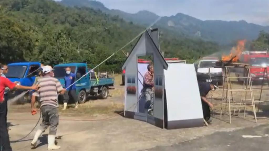 遠水救不了近火！台南偏遠山區農民成立救火隊　25輛小貨車加入　能量等同一消防分隊進駐