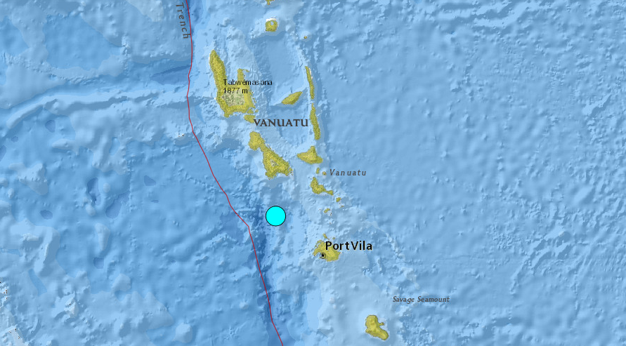 快新聞／太平洋西南部島國萬那杜規模6.2地震 深度僅8.2公里