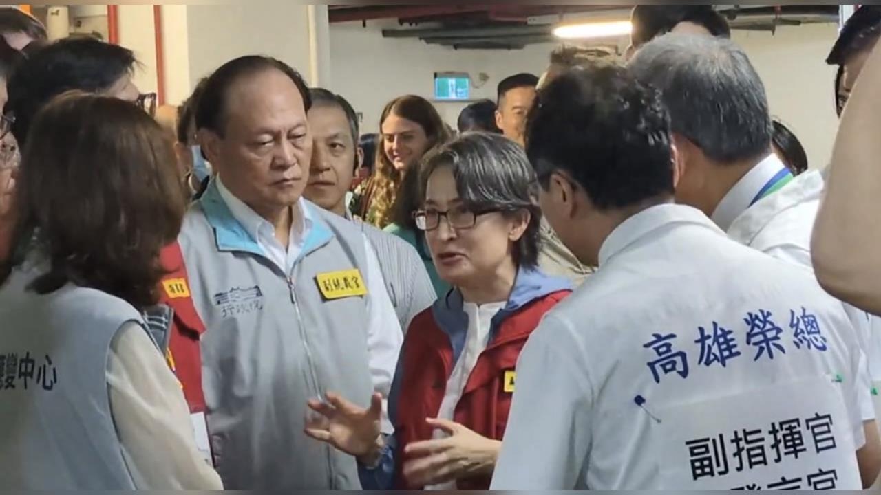 南部城鎮韌性演習登場　副總統蕭美琴赴高雄視導