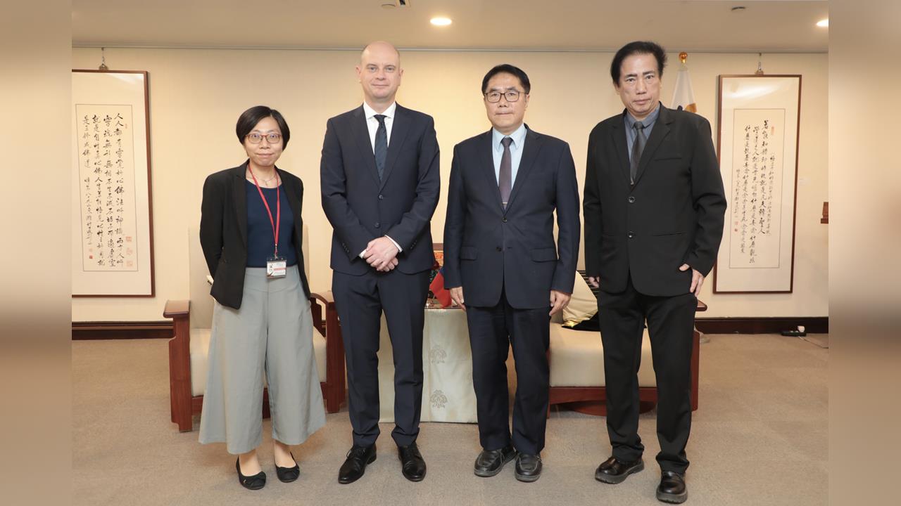 新任波蘭駐台代表拜會黃偉哲 共盼交流帶動台波發展