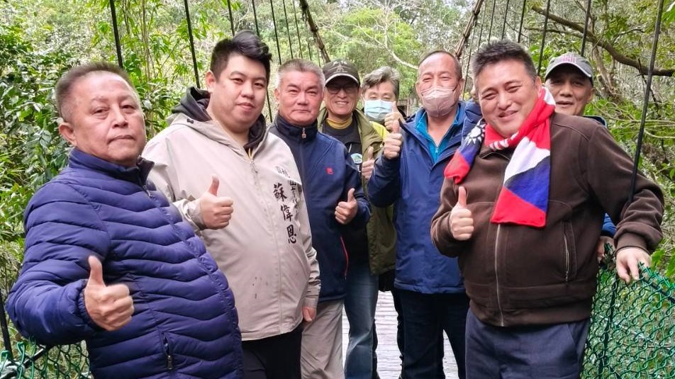 復興區公所修復高遶天空吊橋　打造春遊新景點