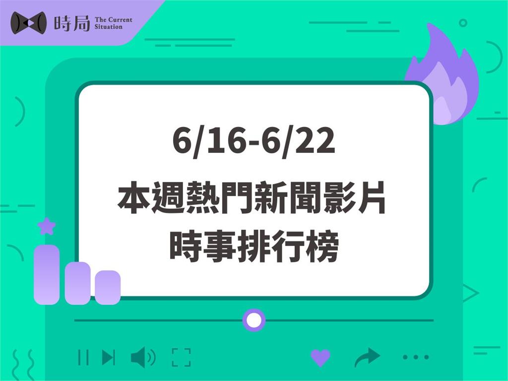 每週熱門新聞影片－時事排行榜 2025/6/16－6/22