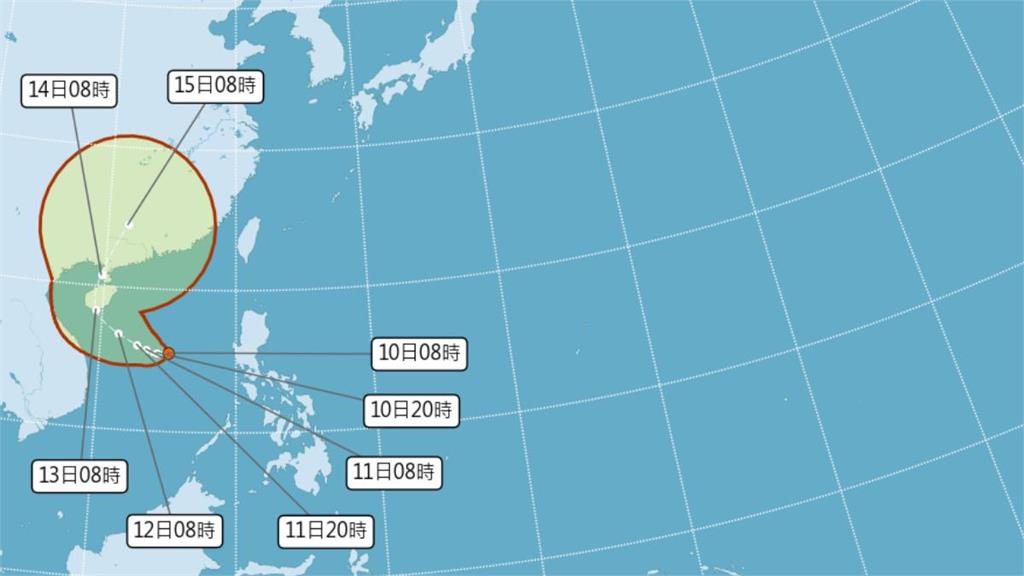 快新聞／熱低壓形成了！「下一步蝴蝶」　各地慎防午後雷陣雨