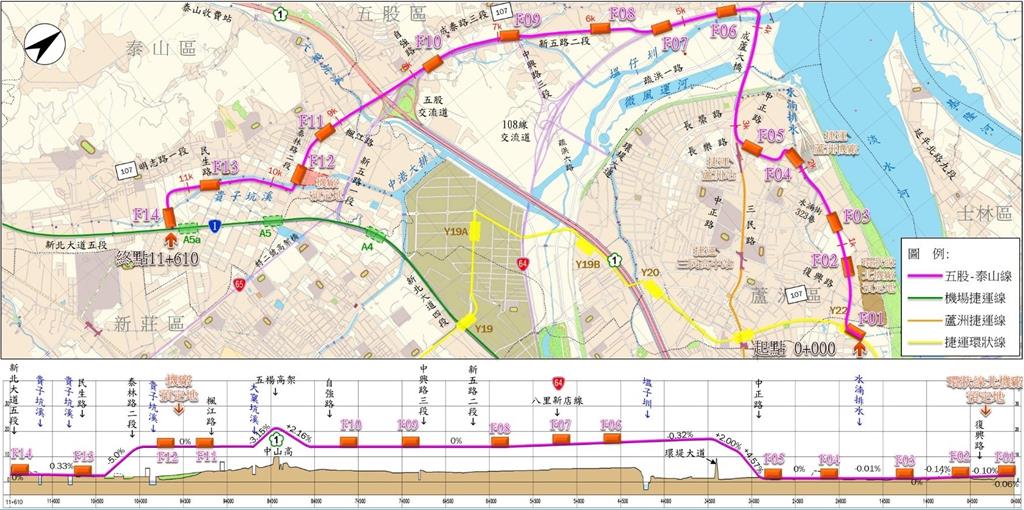 快新聞／五泰輕軌通過國發會審查　設置14座車站估2031年完工