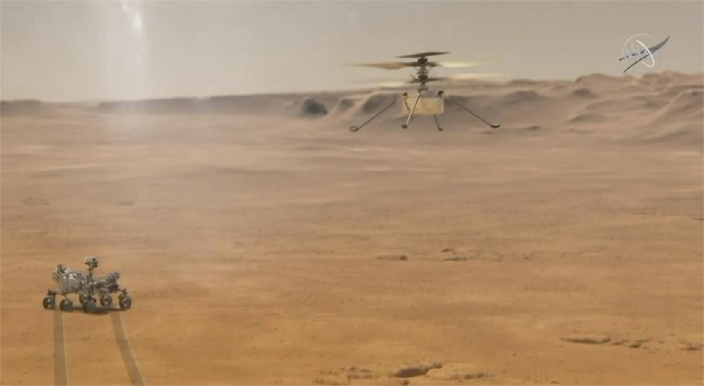 NASA機智號火星直升機 4月初挑戰地球外首飛 