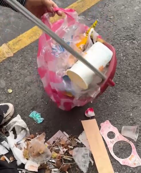 公德心待加強 連續假期羅東夜市垃圾爆量 附近居民困擾