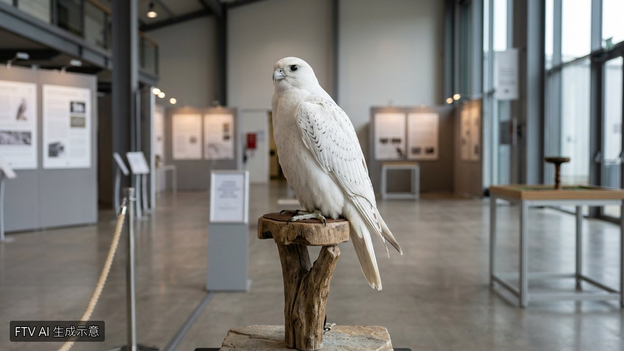 阿布達比國際狩獵展　珍稀純白獵鷹逾千萬台幣落槌