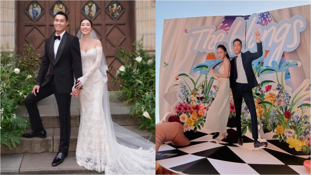 楊祐寧補辦婚宴眾星雲集!老婆「噴發仙氣」絕美婚紗照曝