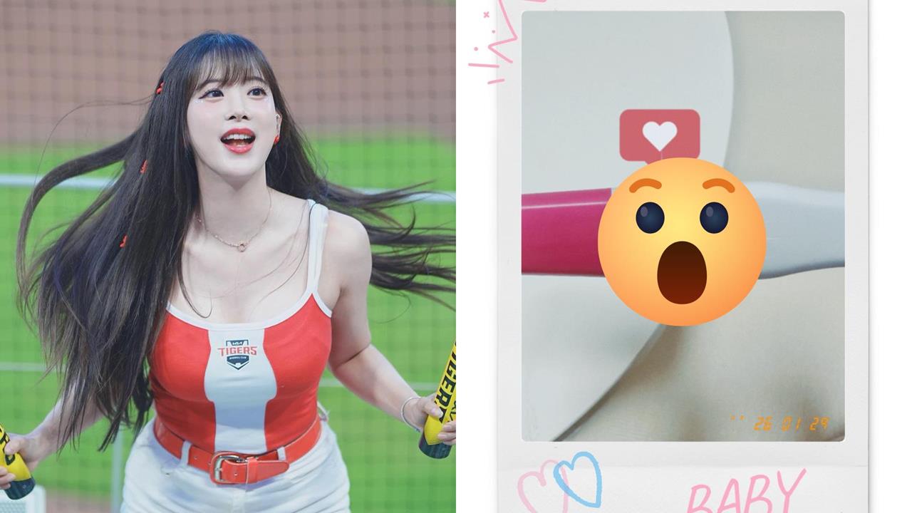 啦啦隊女神閃婚又丟震撼彈！她曬「驗孕棒、超音波圖」藏半年驚曝將當媽