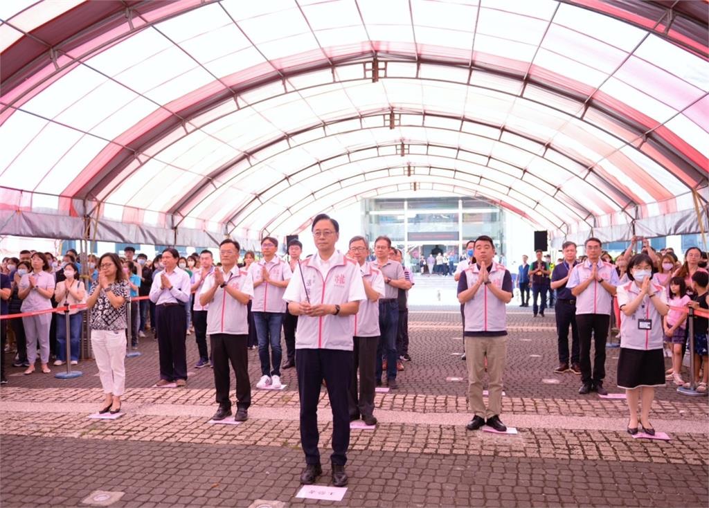 桃市府中元普渡 示範環保祭祀