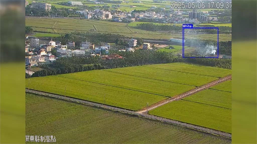 屏縣府引入「空污AI影像系統」　即時監測違規焚燒農業廢物