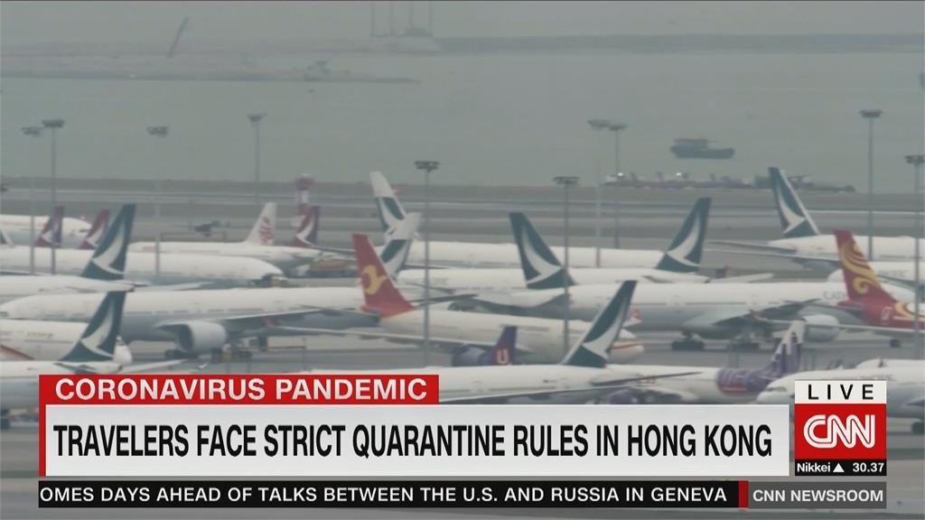  香港防疫加嚴！　禁英美等8國航班及旅客入境