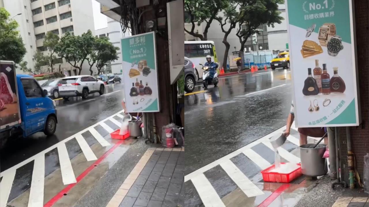 北市小吃店「水溝蓋上洗冬粉」超噁影片曝!網搜地圖街景嚇爛:每年都有⋯