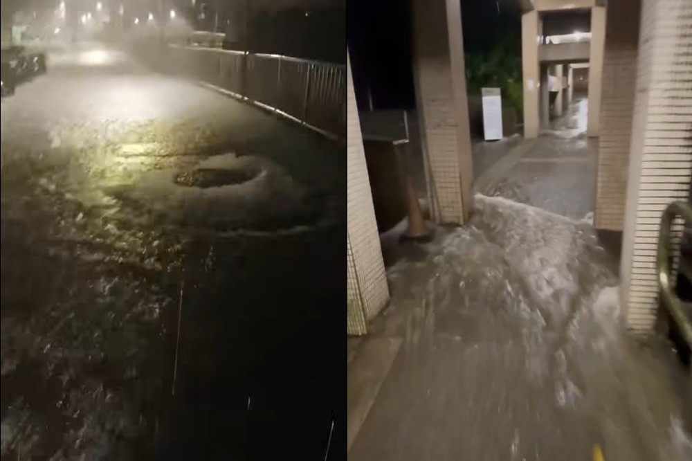 北台灣遭暴雨襲擊　雙北多處淹水、政大學生哀號：回宿舍要溯溪