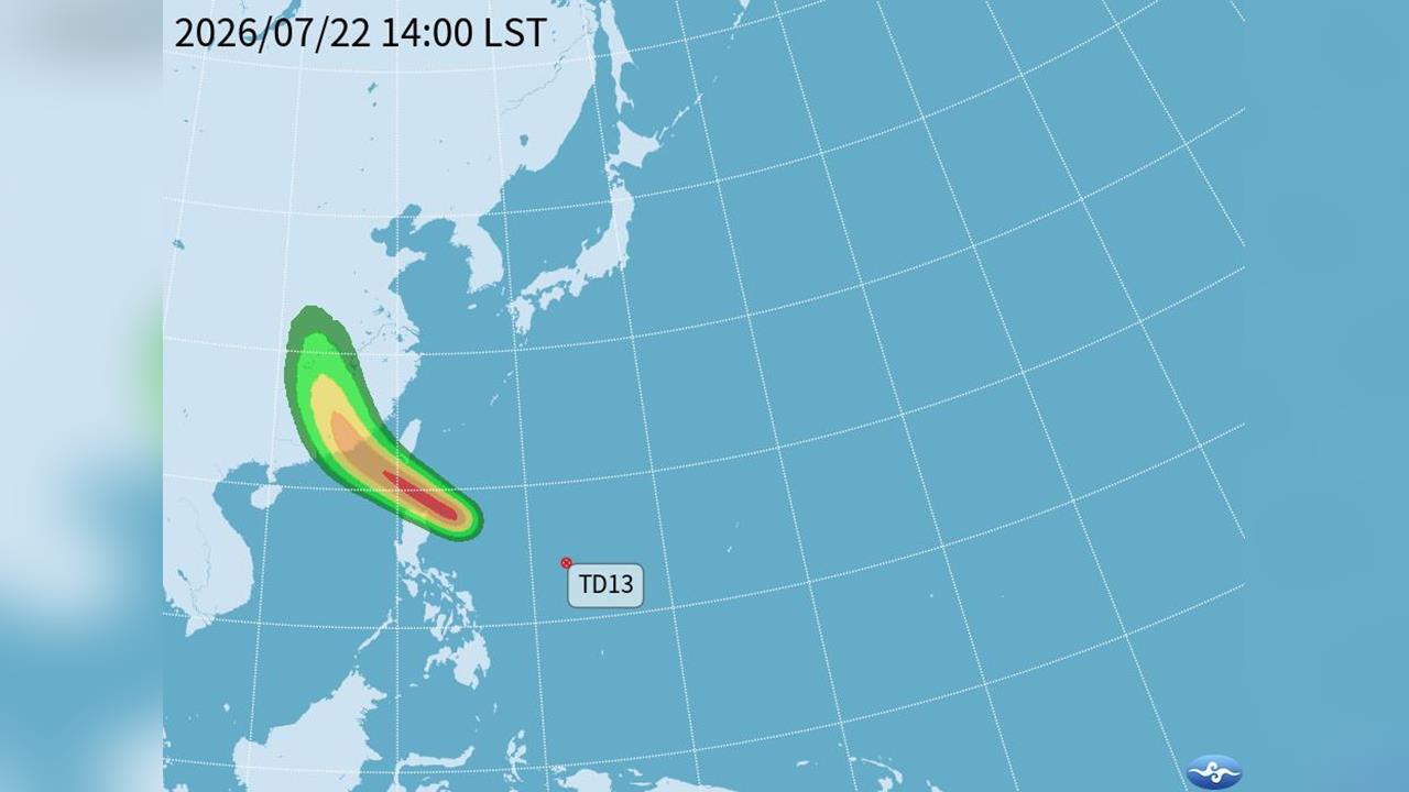 快新聞／熱帶低壓生成了！「這時」恐增強轉紅霞颱風　發海警機率曝光